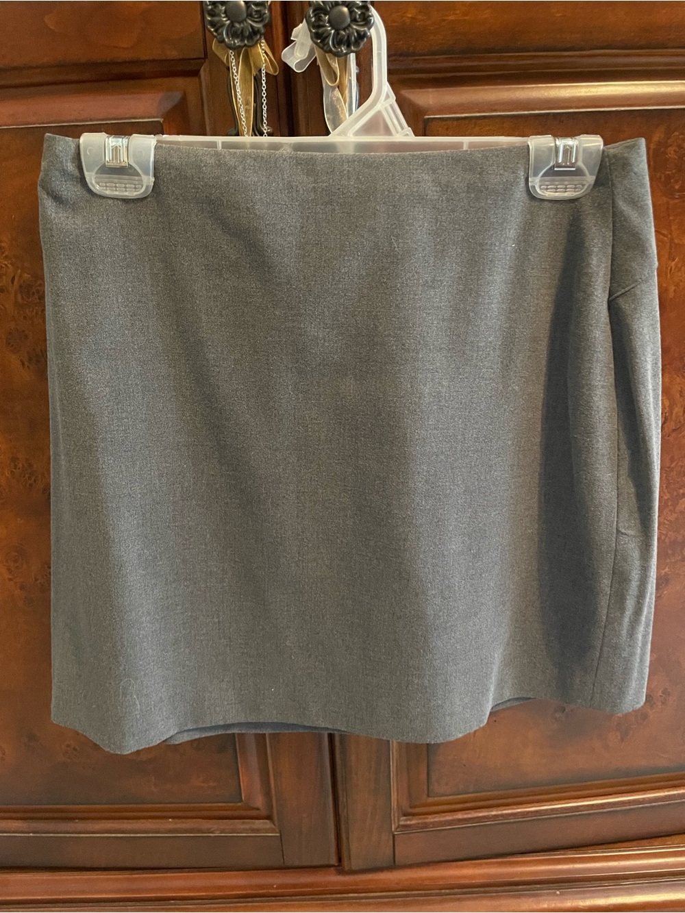 Express Gray Mini Skirt - Simple Work-to-Weekend Style